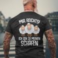 Shepherd Mir Reichts Ich Geh Zu Meinen Schafen T-Shirt mit Rückendruck Geschenke für alte Männer