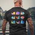 Snail Garden Snail T-Shirt mit Rückendruck Geschenke für alte Männer