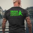 St Patrick's Day Irish Ireland Men's T-shirt Back Print Gifts for Old Men