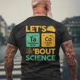 Taco Bout Science- Tuesday Chemistry Stem Teacher Men's T-shirt Back Print Gifts for Old Men