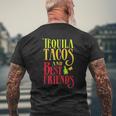 Taco Retro Taco Tequila Tacos And Best Friend Mens Back Print T-shirt Gifts for Old Men