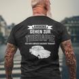 Trabi Deluxe Gdr Ich Brauche Keine Therapie T-Shirt mit Rückendruck Geschenke für alte Männer