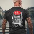 Trucker For Men My Peter Is So Big Truck Driver Men's T-shirt Back Print Gifts for Old Men