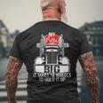 Trucker For Men My Peter Is So Big Truck DriverMen's T-shirt Back Print Gifts for Old Men