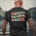 Future Grande Soeur Jeais Etre Grande Soeur Camiseta Hombre Estampado Espalda Regalos para ancianos