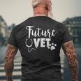 Future Vet Vet Student Vet Outfit Vet School Men's T-shirt Back Print Gifts for Old Men