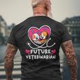 Future Veterinarian Clothing Made For A My Healthy Vet Men's T-shirt Back Print Gifts for Old Men