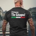 Gabagool Italy For Italians Capicola Nj New Jersey Men's T-shirt Back Print Gifts for Old Men