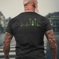 Garden Heartbeat Hobbygardener T-Shirt mit Rückendruck Geschenke für alte Männer