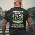 Gardener Hobby Gardener Retirement Retirement Gardening T-Shirt mit Rückendruck Geschenke für alte Männer