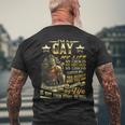 Gay Family Name Gay Last Name Team Men's T-shirt Back Print Gifts for Old Men
