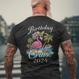 Geburtstagskreuzfahrt 2024 Kreuzfahrt Geburtstagsparty Urlaub T-Shirt mit Rückendruck Geschenke für alte Männer