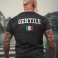 Gentile Family Name Personalized Men's T-shirt Back Print Gifts for Old Men