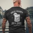 Gin And Juice Est 1994 Distilled In Long Beach California Men's T-shirt Back Print Gifts for Old Men