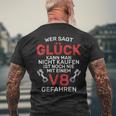 Glück Kann Man Kaufen V8 Motor Werkstatt Tuning T-Shirt mit Rückendruck Geschenke für alte Männer