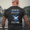 Glück Können Sie Nach Scotland Gehen T-Shirt mit Rückendruck Geschenke für alte Männer