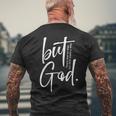 But God There Was No Way But God Made A Way Men's T-shirt Back Print Gifts for Old Men