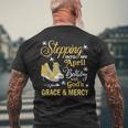 With God's Grace & Mercy Men's T-shirt Back Print Gifts for Old Men