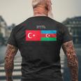 Göktürk Bozkurt Göktürkler Türkiye Azerbaijan Turkey T-Shirt mit Rückendruck Geschenke für alte Männer