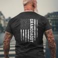 Granddaddy America Flag For Men Father's Day Mens Back Print T-shirt Gifts for Old Men