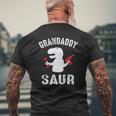Granddaddy Saurus rex Grandpasaurus Mens Back Print T-shirt Gifts for Old Men