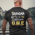 Grandma Of The Notorious One 1St Birthday School Hip Hop Men's T-shirt Back Print Gifts for Old Men