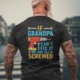 If Grandpa Can't Fix It We're All Screwed Fathers Day Mens Back Print T-shirt Gifts for Old Men