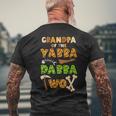Grandpa Of The Yabba Dabba Two Ancient Times 2Nd Birthday Men's T-shirt Back Print Gifts for Old Men