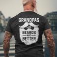 Grandpas With Beards Are Better Bearded Man For Grandpa Men's T-shirt Back Print Gifts for Old Men