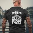 Grandpaw Dog Grandpa S Grand Paw Men Grandfather Mens Back Print T-shirt Gifts for Old Men