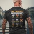 The Greatest Bears On Earth Type Of Bears Vintage Bear Men's T-shirt Back Print Gifts for Old Men