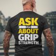 As Me About Grip Strength Weightlifting Men's T-shirt Back Print Gifts for Old Men