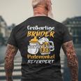 Großliche Brüder Werden Zum Patenonkel Befört T-Shirt mit Rückendruck Geschenke für alte Männer