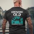 Growing Old Disgracefully Grandpa Retired Senior Citizen Mens Back Print T-shirt Gifts for Old Men