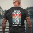 Guten Morgen Ganz Thin Ice Cream Rabbit S T-Shirt mit Rückendruck Geschenke für alte Männer