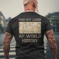 This Guy Loves Ap World History Vintage Men's T-shirt Back Print Gifts for Old Men