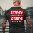Gym Ich Denkdu Hast Gin Gesagt Fitness S T-Shirt mit Rückendruck Geschenke für alte Männer
