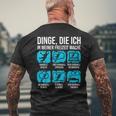 Handball Dinge Die Ich In Meiner Freizeit Mache T-Shirt mit Rückendruck Geschenke für alte Männer