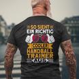 Handball Trainer Best Handball Trainer T-Shirt mit Rückendruck Geschenke für alte Männer