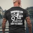 Handballer Sind Lieb Handball Saying Handball Fan T-Shirt mit Rückendruck Geschenke für alte Männer