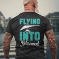 Hangglider Pilot Hang Gliding Equipment Helmet Hang Glider Men's T-shirt Back Print Gifts for Old Men