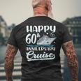 Happy 60Th Anniversary Cruise Wedding 60 Years Old Couples Men's T-shirt Back Print Gifts for Old Men