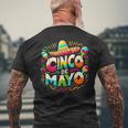 Happy Cinco De Mayo Festival Men's T-shirt Back Print Gifts for Old Men
