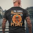 Happy Pi Day 314 Pi Pie Math Happiness On Pi Day Men's T-shirt Back Print Gifts for Old Men