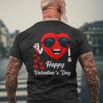 Happy Valentines Day Cute Heart Bae Salting Hearts Men's T-shirt Back Print Gifts for Old Men