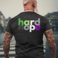 Hard Nope Aroace Pride Lgbtq Lgbt Aro Ace Aromantic Asexual Men's T-shirt Back Print Gifts for Old Men