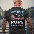 Hat Trick Or Lipstick Pops Loves You Gender Reveal Men's T-shirt Back Print Gifts for Old Men