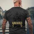 Haunted House Halloween Quote Mens Back Print T-shirt Gifts for Old Men