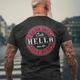 Hella Ich Bin Diese Coole Hella T-Shirt mit Rückendruck Geschenke für alte Männer