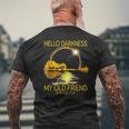 Hello Darkness My Old Friend 2024 Solar Eclipse 4824 Men's T-shirt Back Print Gifts for Old Men